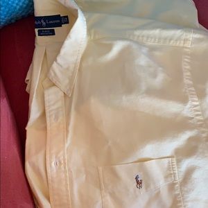 Ralph Lauren Polo Yellow LS shirt